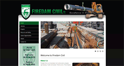 Desktop Screenshot of firedamcivil.com.au